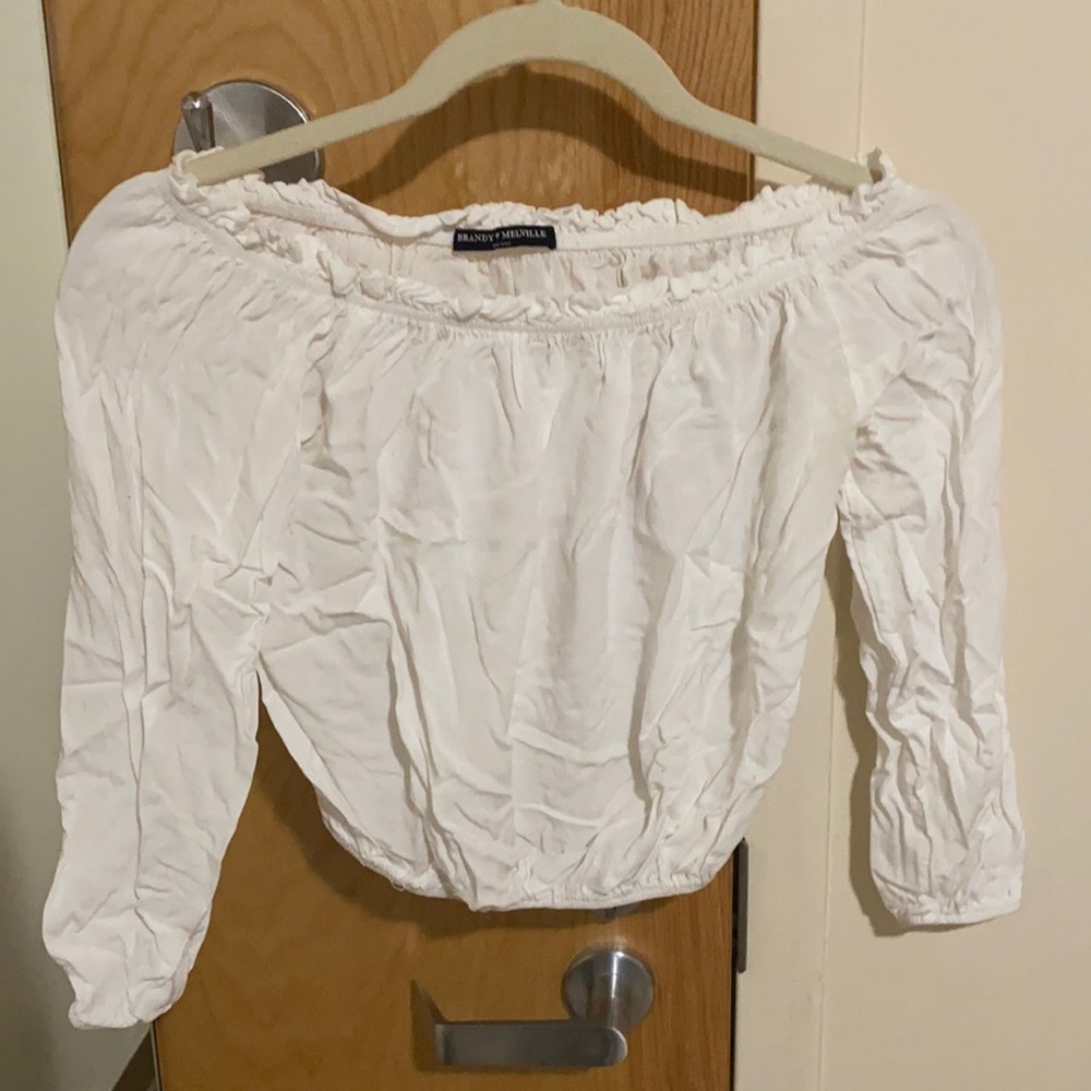 Brandy Melville Off the Shoulder Blouse